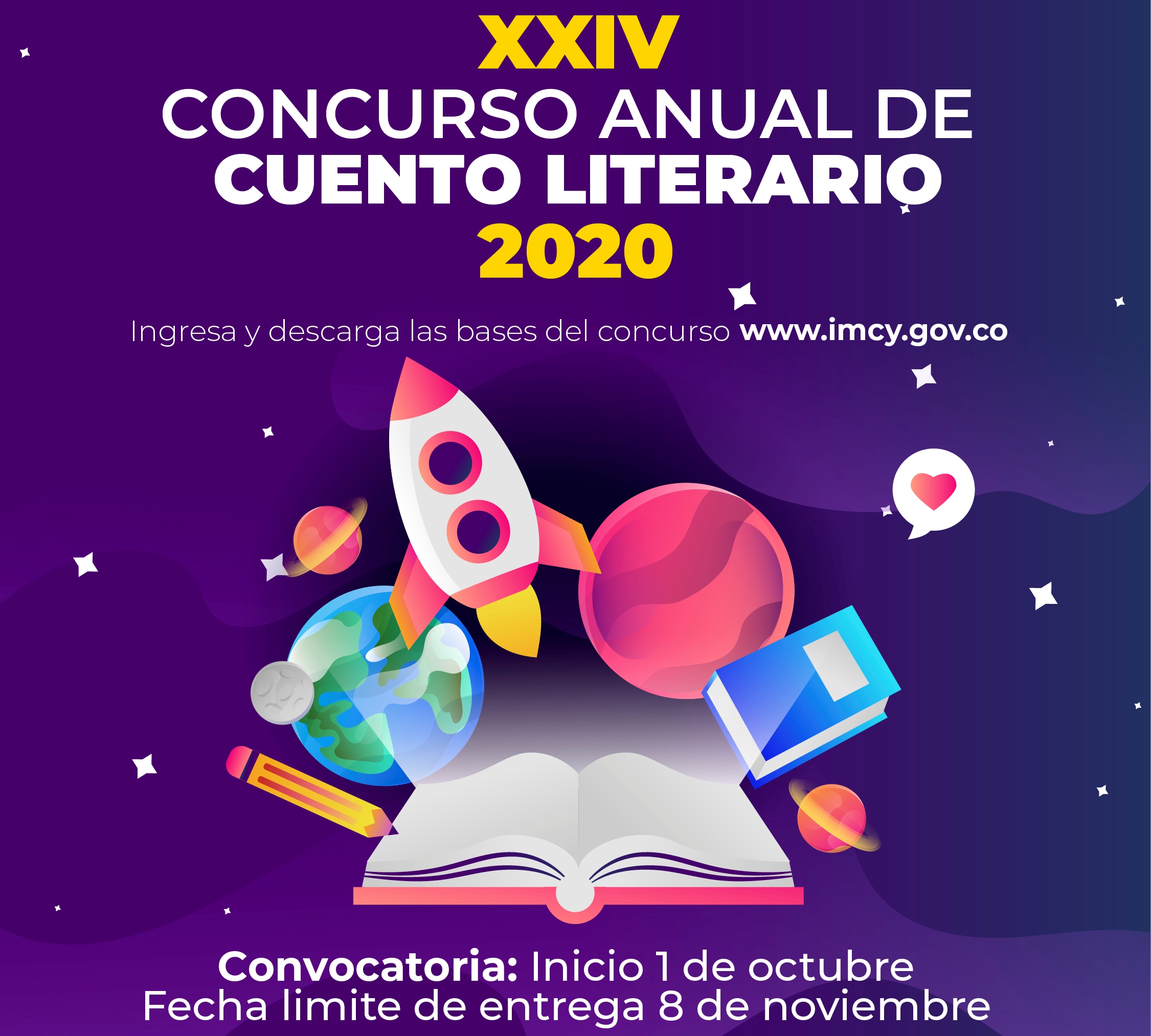 Convocatoria XXIV Concurso Anual del Cuento Literario — IMCY